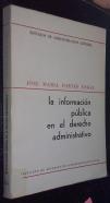 La información pública en el derecho administrativo