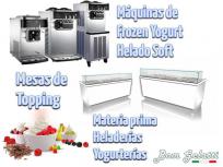 Máquinas de helado materia prima
