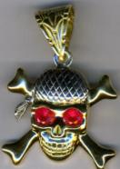 COLGANTES CALAVERAS en oro ó plata