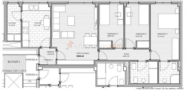 Apartamento en venta en Calle da Estrada, Castiñeiriño - Cruceiro do Sar, Santiago de Compostela