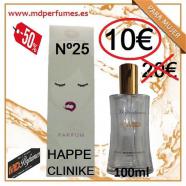 Perfume Equivalente mujer N 25 Happe Clinike 100ml alt