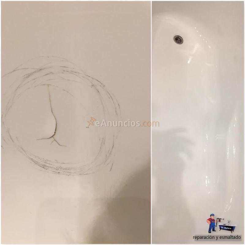 reparación y esmaltado de bañeras con el Doctor Bañera