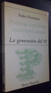 Poéticas españolas contemporáneas. La generación del 50