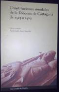 Constituciones sinodales de la Diócesis de Cartagena de 1323 a 1409