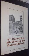 Programa de Actos de los VI Coloquios Históricos de Extremadura. Trujillo 23, 24 , 25 y 26 de septiembre 1976