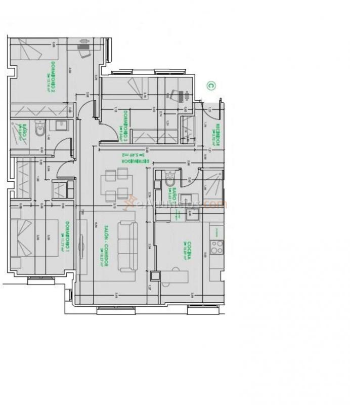 Apartamento en venta en Calle Miranda, Burgos, Zona sur - B Cortes, Burgos