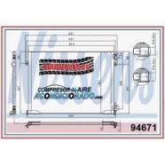 Radiador de aire acondicionado  condensador NUEVO para OPEL VIVARO 1.9Di 60Kw82cv y 1.9DTi 74Kw100cv 2001-2006 2001-2006