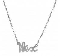 Colgante en plata Mi nombre manuscrito