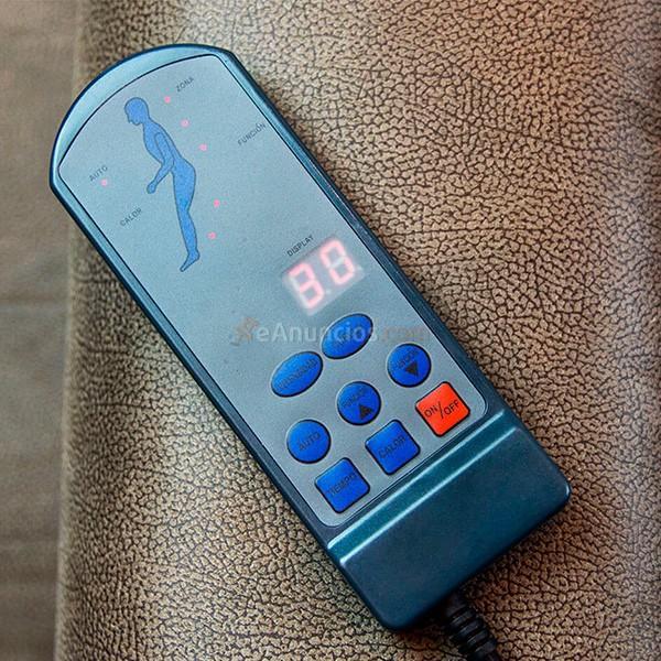 Sillón relax masaje Nueva Delhi función calor marrón