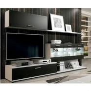 Salón Rubí LED 250 cm blanco  grafito