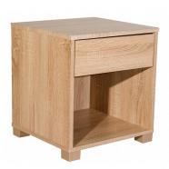 Mesita de noche Basic 1 cajón haya