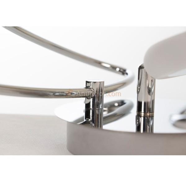 Plafón Star 5 luces LED cromo