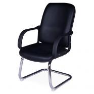 Sillón de oficina Director polipiel negro  cromo