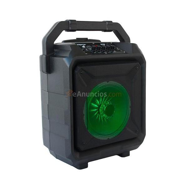 Altavoz Monster Party Lite 45 W LED con bluetooth, radio y micrófono negro