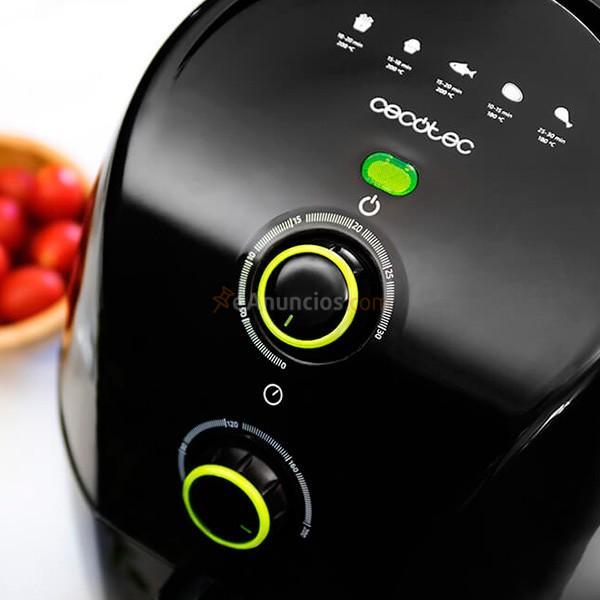 Freidora sin aceite Cecotec Cecofry Compact Rapid 900 W negro