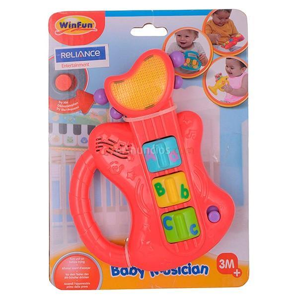 Guitarra musical WinFun con luz + 3 m