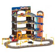 Parking Speed & Go CB Toys 4 niveles con 6 coches de metal + 3 años