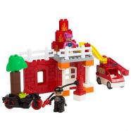 Juego de bloques bomberos Yongfa 47 piezas + 3 años