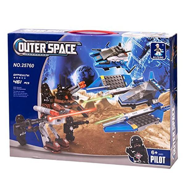 Juego de construcción nave Outer Space Ausini 461 piezas + 6 años