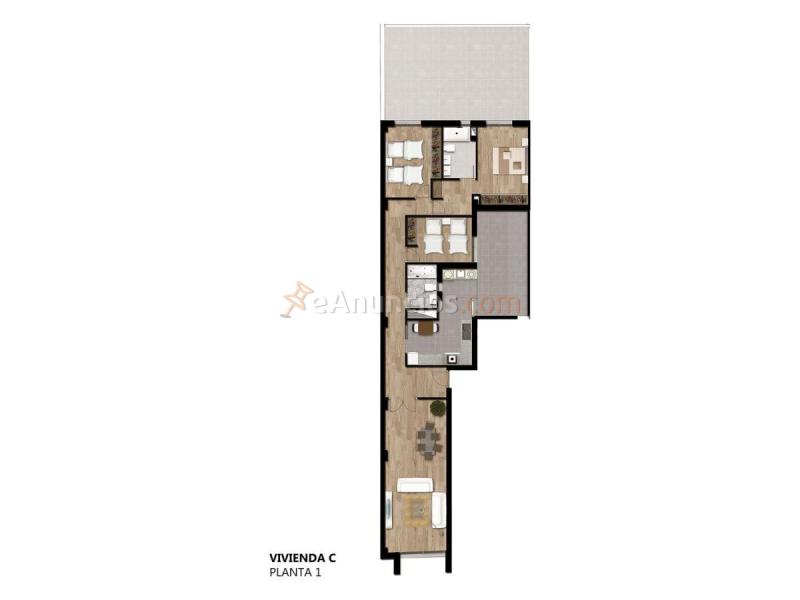 Apartamento en venta en Avenida de Burjassot, La Sadia, Valncia
