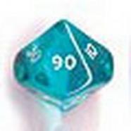 Bolsa 25 Dados 10 Caras 00-90 Gema