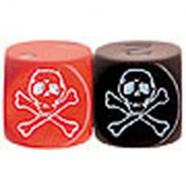 Bolsa 6 dados puntos pirata 16 mm.