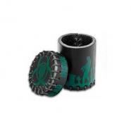 Qw Cubilete De Cuero Zombie Negro