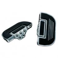 PLATAFORMAS CROMADAS KURYAKYN PREMIUM & RIBBED CONDUCTORPASAJERO HARLEY DAVIDSON