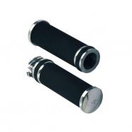 PUÑOS JAYBRAKE FULL RUBBER POLISHED HARLEY DAVIDSON 74-13