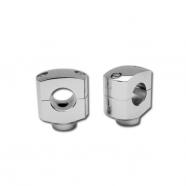 TORRETAS CUSTOM CHROME SHORTY CROMADAS