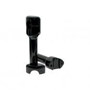 TORRETAS NEGRO BRILLO PARA MANILLARES DE 32 MM. 15.2CM