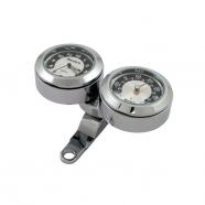 RELOJ Y TERMOMETRO BLACKSILVER MONTAJE EN MANETAS DE FRENO O EM
