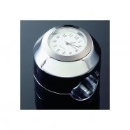 Reloj manillar round chrome