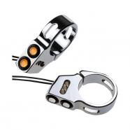 INTERMITENTES LED RAT STYLE CROMADO HORQUILLAS 41MM