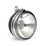 FARO CENTRAL NEGRO Y CROMADO HARLEY DAVIDSON FX,FXR,SPORTSTERS 75-89