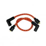 CABLES BUJIA CLASICO NARANJA Y NEGRO HARLEY DAVIDSON (VARIOS MODELOS)