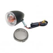 INTERMITENTE TRASERO BULLET NEGRO MATE DOBLE FILAMENTO HARLEY DAVIDSON