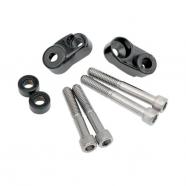 KIT RECOLOCACION NEGRO INTERMITENTES PARA HORQUILLA HARLEY DAVIDSON