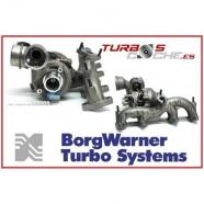 Turbo KKK-Borgwarner reconstruido para VW JETTA III (1K2) 1.9 TDI 77Kw105cv 2005-2010 -  54399700022
