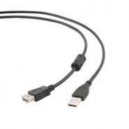 Gembird Cable Usb 2. 0  AM-AH 3 Mts Ngr Ferr, original de la marca Gembird