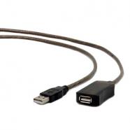 Gembird Cable Extensión Activo Usb 10Mts Negro, original de la marca Gembird