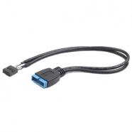 Gembird Cable Conector Interno Usb 2. 0 a Usb 3. 0, original de la marca Gembird