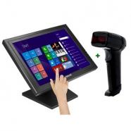 Kit iggual Monitor Táctil 15 + Lector 1D Lás Usb, original de la marca iggual