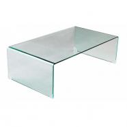 Mesa Klug de cristal curvado de 10 mm