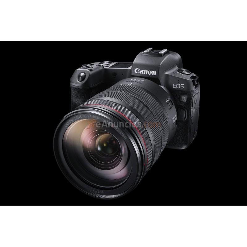 Canon EOS R + OBJ. Canon RF 24-105 F4 L IS USM + Adaptador EF-EOS R 