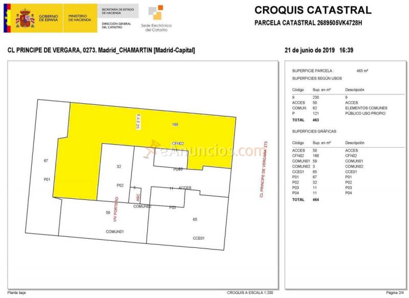 Local Comercial en venta en Calle del Príncipe de Vergara, Chamartín, Madrid