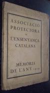 Associació protectora de l'ensenyana catalana. Memoria de l'any 1919