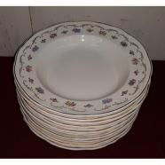 Lote 12 platos hondos san claudio oviedo