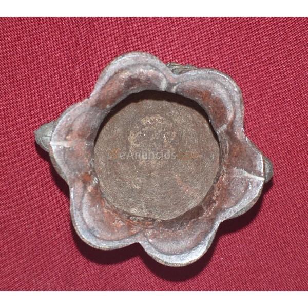 Jarrón modernista de hierro siglo xix