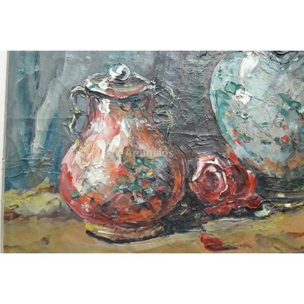 Oleo sobre tabla firmado a. Grosz